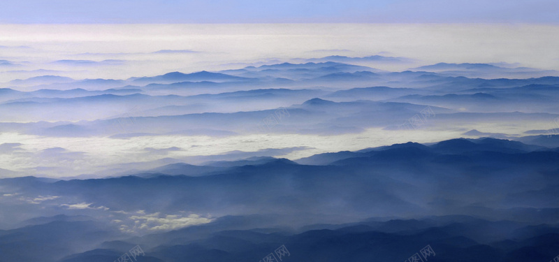 唯美的山顶云海云雾jpg设计背景_新图网 https://ixintu.com 蓝天 白云 山顶 云雾 海报banner 摄影 风景