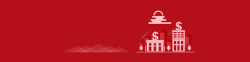 红色楼金融理财网页背景高清图片