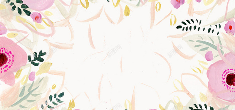 清新花朵简约纹理质感图jpg设计背景_新图网 https://ixintu.com 少女 清新 粉色 花朵 鲜花 海报banner 质感 纹理