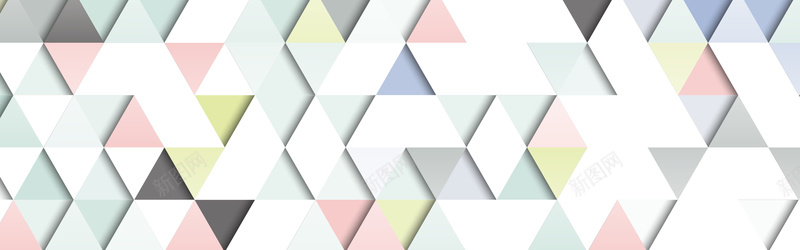 淡彩色立体几何背景背景