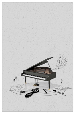 学员招募钢琴培训设计海报背景模板高清图片