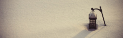 山峰屋顶积雪冬天雪灯banner创意设计高清图片