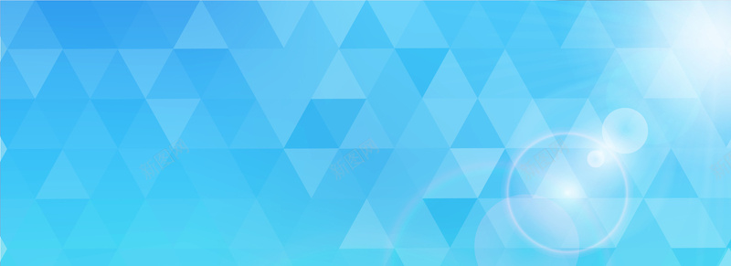 蓝色对称三角形背景jpg设计背景_新图网 https://ixintu.com 海报banner 三角形 光晕 几何 蓝色 扁平 渐变
