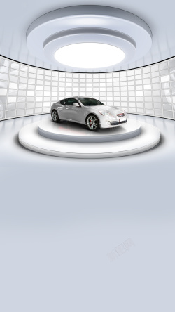 配件促销简约汽车销售PS源文件H5背景素材高清图片
