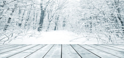树林纹理图片冬季树林里的雪花背景高清图片