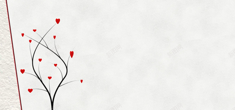 简约白色爱情树背景jpg设计背景_新图网 https://ixintu.com 简约 白色 爱情树 心型 背景 纹理 海报banner 质感