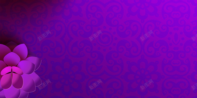 紫色花卉H5背景jpg设计背景_新图网 https://ixintu.com 手工 烛光 紫色 艺术 花卉 H5背景 几何 H5 h5 扁平 渐变