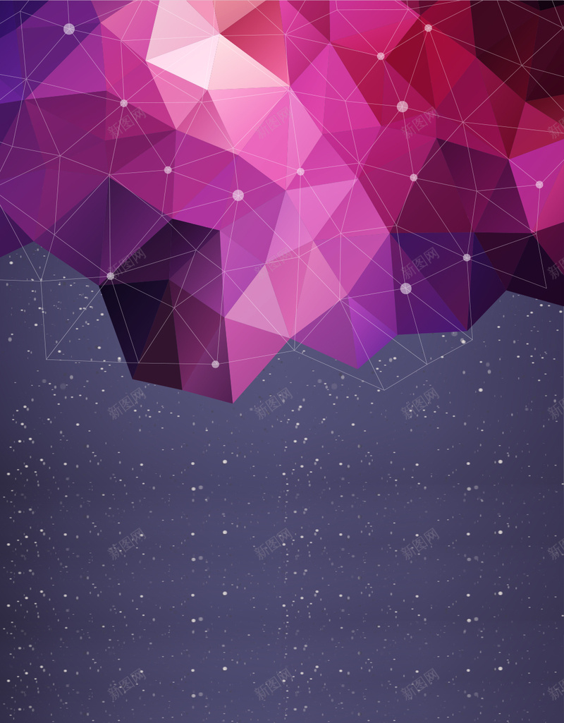 简约立体紫色方块星空素材H5背景jpg设计背景_新图网 https://ixintu.com 方块 星空 立体 简约 紫色 线条 几何图形 简约素材 立体背景 素材H5背景