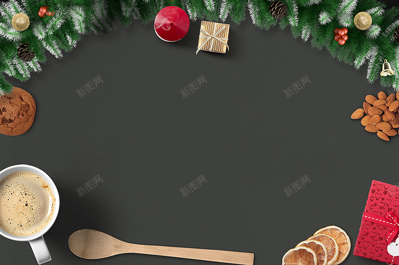 灰色圣诞主题食物素材背景jpg设计背景_新图网 https://ixintu.com 圣诞主题 食物背景 背景食物 灰色背景 质感 纹理