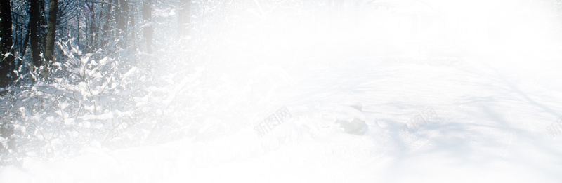 冬日狂欢设计banner背景图背景