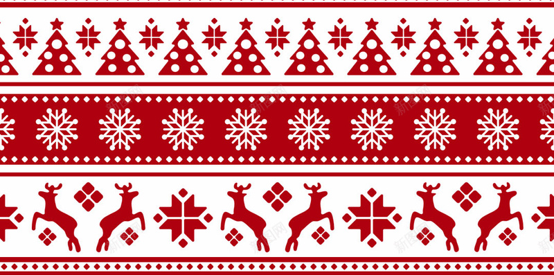 红色圣诞无缝背景矢量图psd设计背景_新图网 https://ixintu.com 红色 圣诞 无缝 鹿 重复 H5 背景图