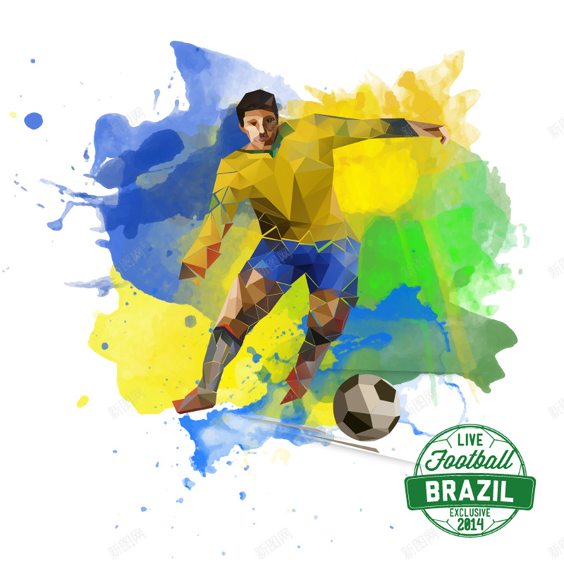动感巴西世界杯背景素材eps设计背景_新图网 https://ixintu.com 背景素材 巴西 素材 素材背景 世界杯 快乐