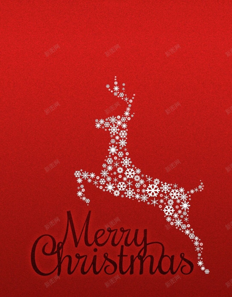 简洁大气红色圣诞h5背景jpg设计背景_新图网 https://ixintu.com 圣诞节 白色鹿 圣诞 大气 鹿 H5背景 H5 h5