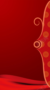 红色传统节日庆祝背景素材背景