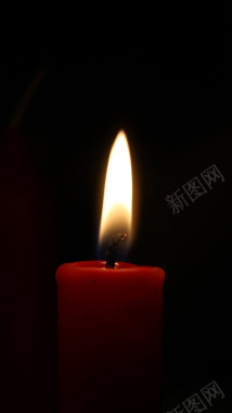 红色蜡烛h5素材背景背景