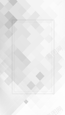 几何简约白色海报广告H5背景背景