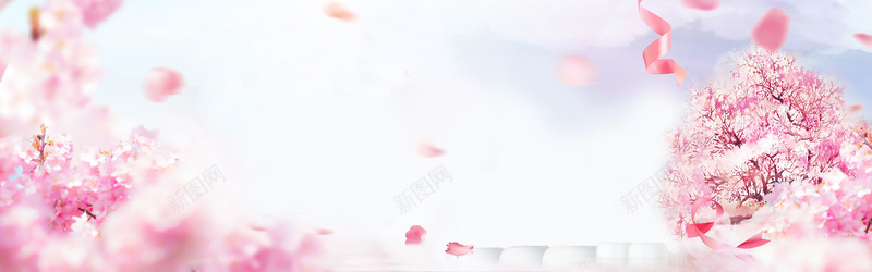 化妆品粉色清新电商海报背景psd设计背景_新图网 https://ixintu.com 冰爽夏日 夏季折扣 夏日上新 桃花 清新 淘宝 夏日促销 防晒 美白 化妆品