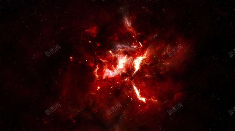 红色星云简约背景jpg设计背景_新图网 https://ixintu.com 宇宙 星云 渐变 红色 黑色 星辰 科幻 科技 商务 海报 背景