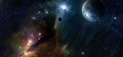 淘宝背景图宇宙星球背景