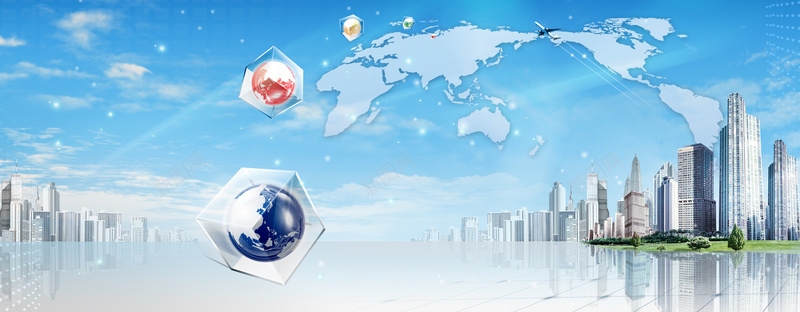 科技商务背景psd设计背景_新图网 https://ixintu.com 科技 商务 气球 城市 建筑 蓝天 房地产海报 海报banner 科技感 科技风 高科技 科幻