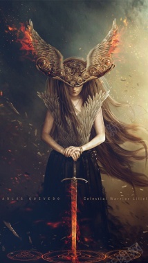 卡通科幻女人H5背景背景