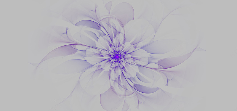 紫色手绘花朵背景图背景
