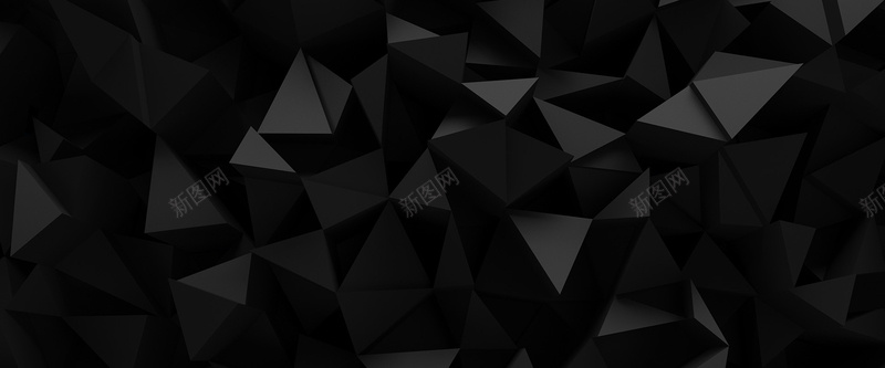 几何背景jpg设计背景_新图网 https://ixintu.com 几何 黑色 三角形 多边形 立体 海报banner 扁平 渐变