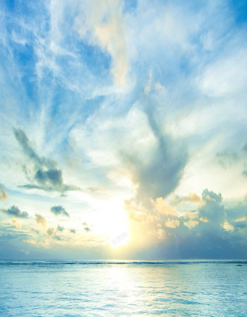落日下的海边风景H5素材背景jpg设计背景_新图网 https://ixintu.com 落日 海边 天空 唯美 风景 H5素材 摄影