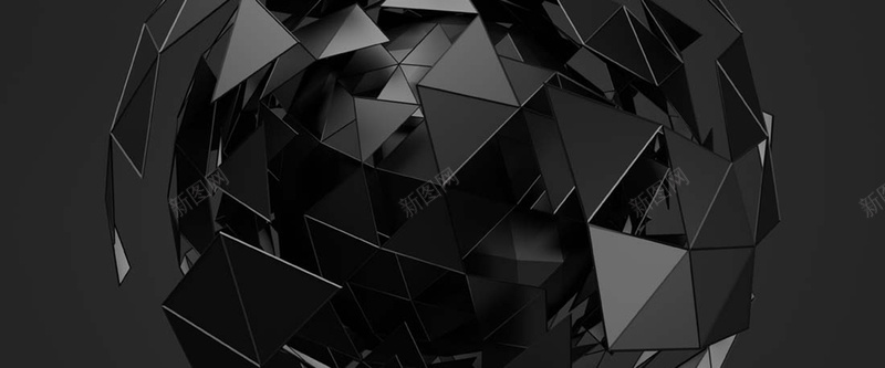 黑色立体方块jpg设计背景_新图网 https://ixintu.com 立体 纹路 方块 科幻 黑色 海报banner 质感 纹理