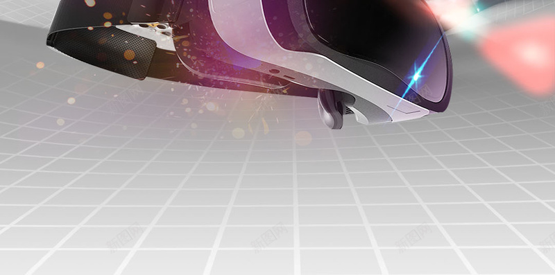 科幻VR体验宣传PSD分层H5背景素材psd设计背景_新图网 https://ixintu.com 高科技 光晕 眼镜 科幻 蓝色 VR体验 交卷 人物