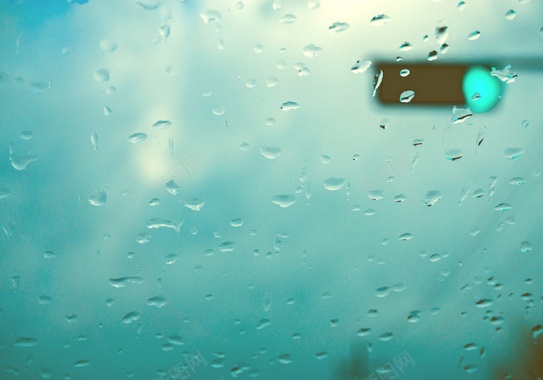 雨天玻璃背景背景