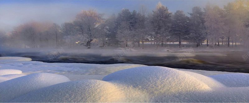 雪天背景背景
