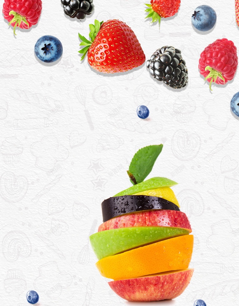创意绿色有机水果psd设计背景_新图网 https://ixintu.com 创意 有机 果蔬 水果 绿色 有机食品 食品安全 草莓 苹果 平面设计 分层文件 PSD源文件 150PPI