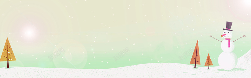 冬天的雪psd设计背景_新图网 https://ixintu.com 海报banner