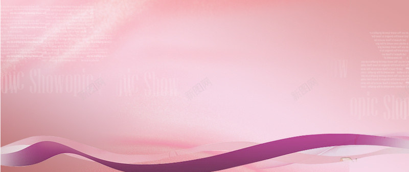 粉红丝带背景图背景