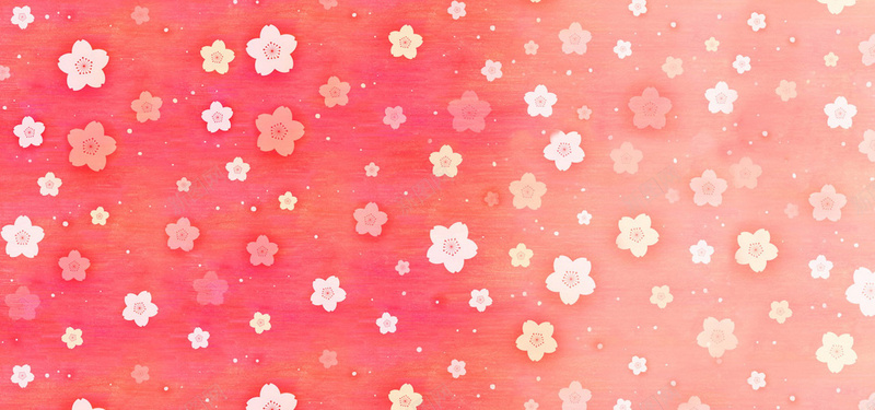 卡通樱花底纹jpg设计背景_新图网 https://ixintu.com 卡通 樱花 红色 可爱 底纹 海报banner 童趣 手绘