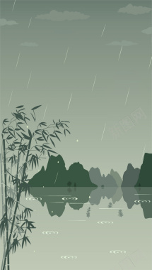 谷雨季节风景美图背景