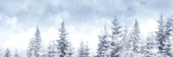 小清新圣诞树雪背景高清图片