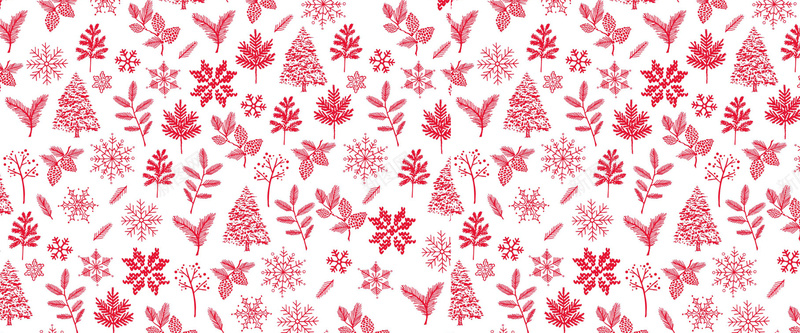 圣诞主题简约背景图jpg设计背景_新图网 https://ixintu.com 圣诞 树木 红色 纹理 雪花 海报banner 质感