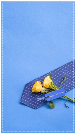 花领带父亲节节日领带商业H5背景素材高清图片