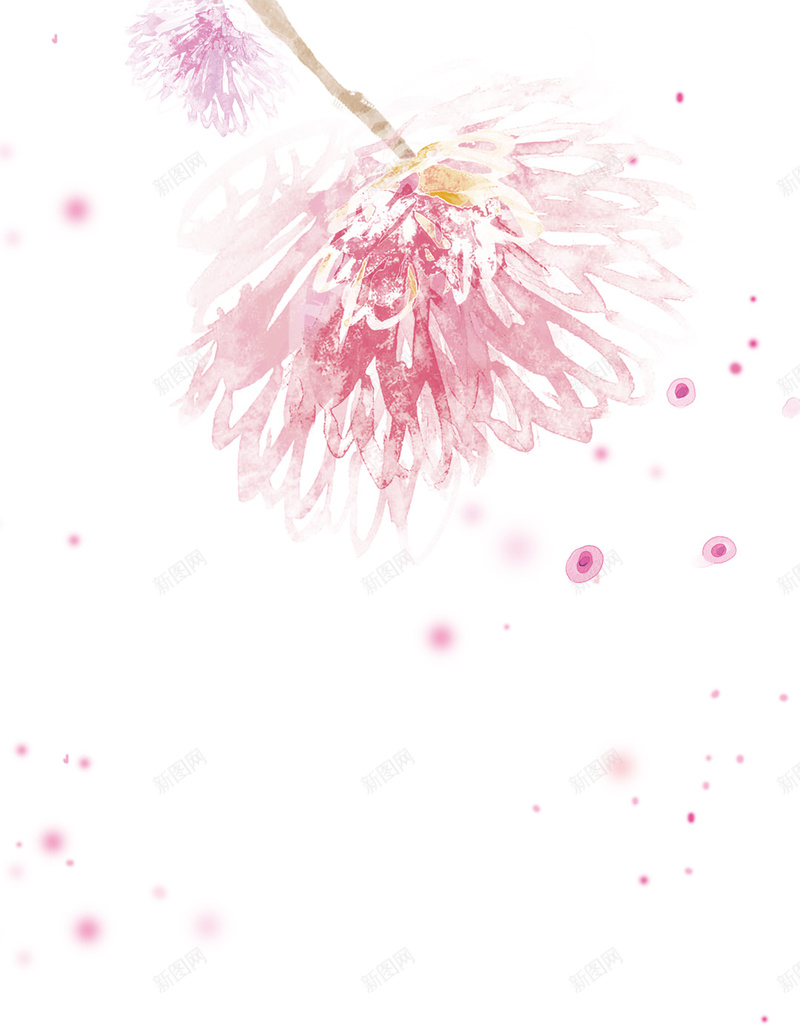 粉红手绘花朵H5背景jpg设计背景_新图网 https://ixintu.com 卡通 唯美 手绘 粉红 花朵 H5背景 童趣