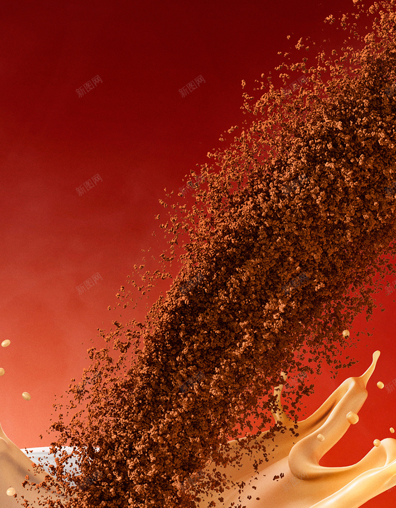 咖啡H5背景jpg设计背景_新图网 https://ixintu.com 咖啡 品质 奶茶 粉末 H5背景 H5 h5