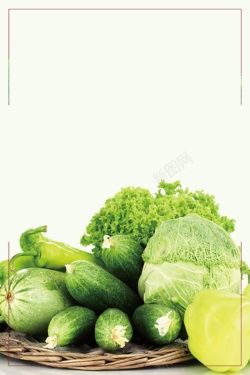 绿色产品新鲜有机蔬菜设计高清图片