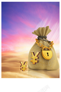 金融理财海报背景背景