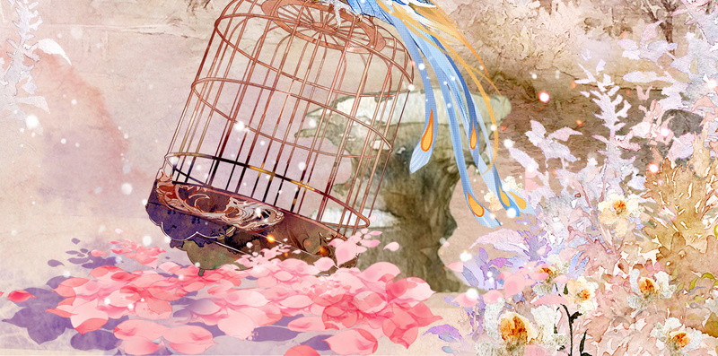 三生三世十里桃花梦幻唯美背景素材psd设计背景_新图网 https://ixintu.com 三生三世十里桃花 唯美 梦幻 素材 背景 桃花 春天 鸟