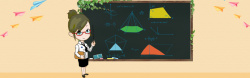 简约学生教室书架秋季学生开学季卡通简约黄色banner高清图片