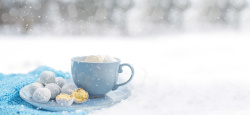 冬日爱情冬日咖啡高清图片