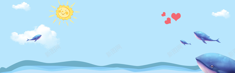 母婴卡通小清新蓝色bannerpsd设计背景_新图网 https://ixintu.com 决战双11 双11快乐 疯狂抢购 年货节 双11 双12 商场促销 感恩优惠 折扣 限时特惠 秒杀