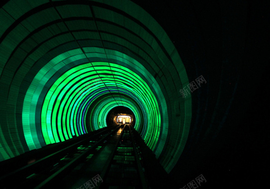 隧道灯光背景背景
