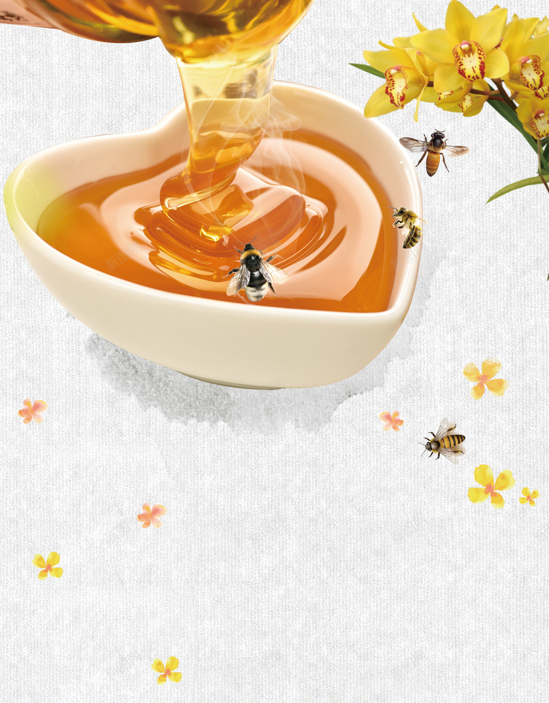 纯天然蜂蜜简约展架jpg设计背景_新图网 https://ixintu.com 养生蜂蜜 天然蜂蜜 蜂蜜促销 蜂蜜展板 养生 蜂蜜打折 纯蜂蜜 纯正 自然 花朵 蜜蜂